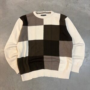 Vintage 90s Cable Knit Tan Sweater